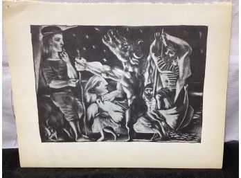 Picasso Vollard Book Plate Etching  Abrams 1956  No 97