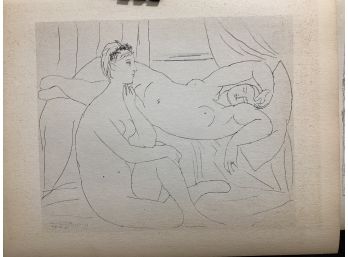 Picasso Vollard Book Plate Etching  Abrams 1956  No. 10