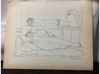 Picasso Vollard Book Plate Etching  Abrams 1956  No 63