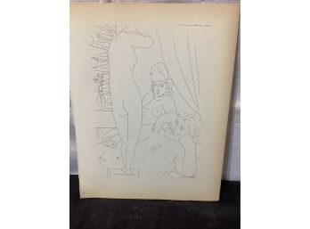 Picasso Vollard Book Plate Etching  Abrams 1956  No. 50