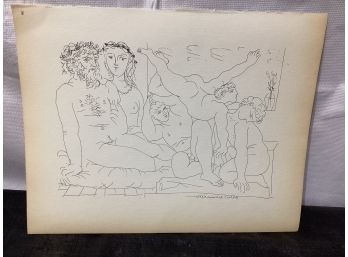 Picasso Vollard Book Plate Etching  Abrams 1956  No. 54