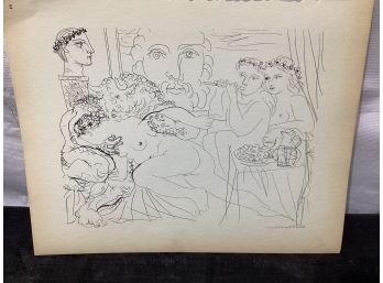 Picasso Vollard Book Plate Etching  Abrams 1956  No 84