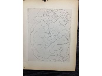 Picasso Vollard Book Plate Etching  Abrams 1956  No. 30