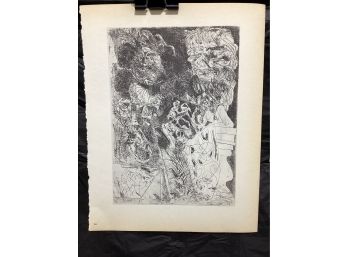 Picasso Vollard Book Plate Etching  Abrams 1956  No. 34