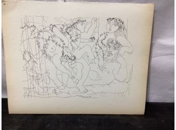 Picasso Vollard Book Plate Etching  Abrams 1956  No 56