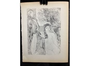 Picasso Vollard Book Plate Etching  Abrams 1956  No. 35