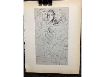Picasso Vollard Book Plate Etching  Abrams 1956  No. 40
