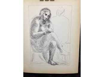 Picasso Vollard Book Plate Etching  Abrams 1956  No 3
