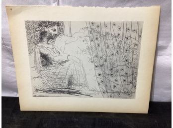 Picasso Vollard Book Plate Etching  Abrams 1956  No 86