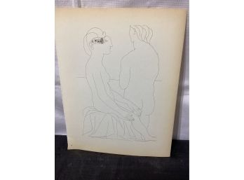 Picasso Vollard Book Plate Etching  Abrams 1956  No 78