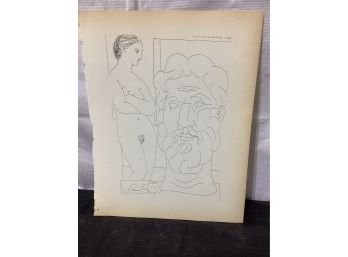 Picasso Vollard Book Plate Etching  Abrams 1956  No 61