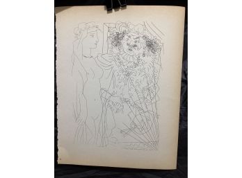 Picasso Vollard Book Plate Etching  Abrams 1956  No. 36