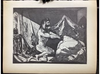 Picasso Vollard Book Plate Etching  Abrams 1956  No. 27