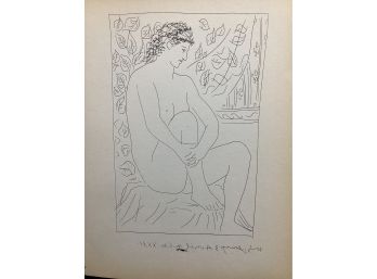 Picasso Vollard Book Plate Etching  Abrams 1956  No. 4