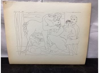 Picasso Vollard Book Plate Etching  Abrams 1956  No 58