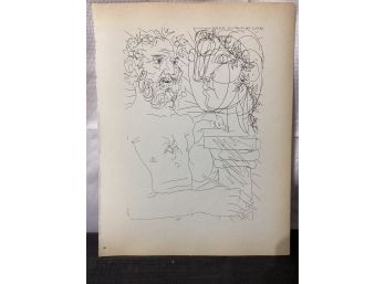 Picasso Vollard Book Plate Etching  Abrams 1956  No 49