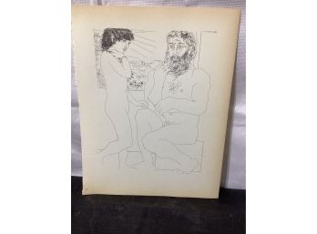 Picasso Vollard Book Plate Etching  Abrams 1956  No 68