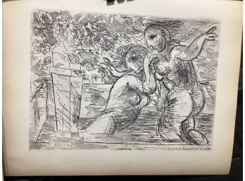 Picasso Vollard Book Plate Etching  Abrams 1956  No. 14