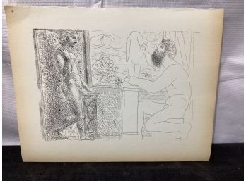 Picasso Vollard Book Plate Etching  Abrams 1956  No 59
