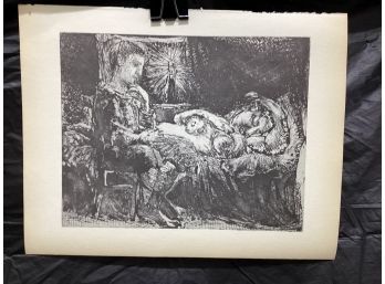 Picasso Vollard Book Plate Etching  Abrams 1956  No. 26