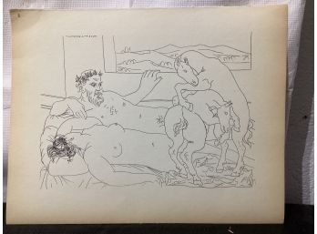 Picasso Vollard Book Plate Etching  Abrams 1956  No 64