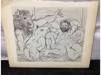 Picasso Vollard Book Plate Etching  Abrams 1956  No 85