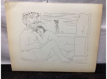 Picasso Vollard Book Plate Etching  Abrams 1956  No. 53