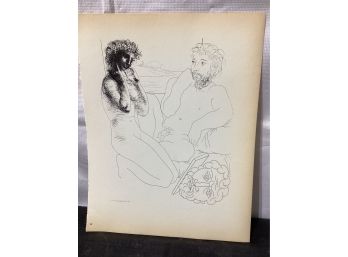 Picasso Vollard Book Plate Etching  Abrams 1956  No 69