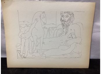 Picasso Vollard Book Plate Etching  Abrams 1956  No. 55