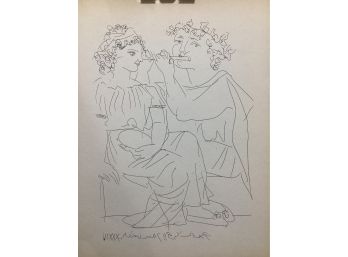 Picasso Vollard Book Plate Etching  Abrams 1956  No. 20