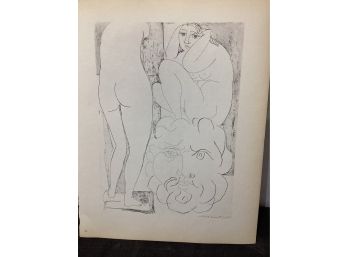 Picasso Vollard Book Plate Etching  Abrams 1956  No 75