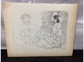 Picasso Vollard Book Plate Etching  Abrams 1956  No 60