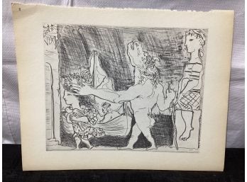 Picasso Vollard Book Plate Etching  Abrams 1956  No 96
