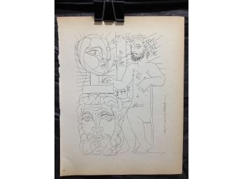 Picasso Vollard Book Plate Etching  Abrams 1956  No. 48