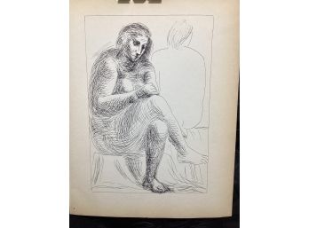 Picasso Vollard Book Plate Etching  Abrams 1956  Page 3