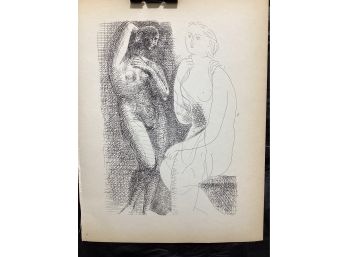 Picasso Vollard Book Plate Etching  Abrams 1956  Page 6