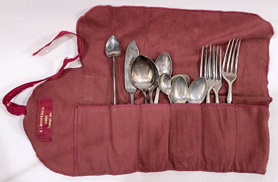 Estate Group Of Antique Flatware As Found