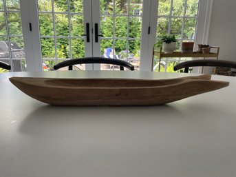 Wooden Fish Bowl Platter