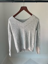 Abercrombie And Fitch Women's Grey XS Long Sleeve Shirt/Pullover