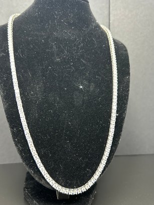 Necklace Moissanite 3mm 20 Inches