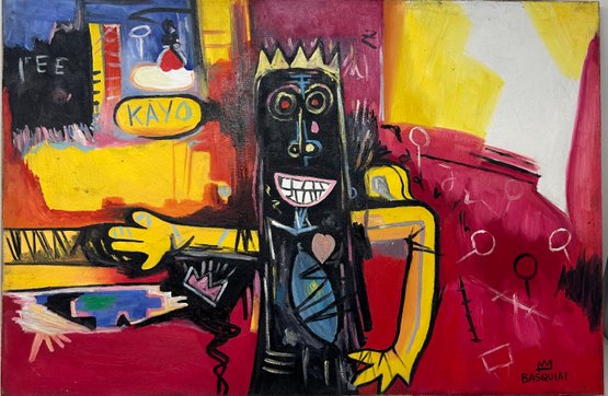 Jean-Michel Basquiat Oil Painting