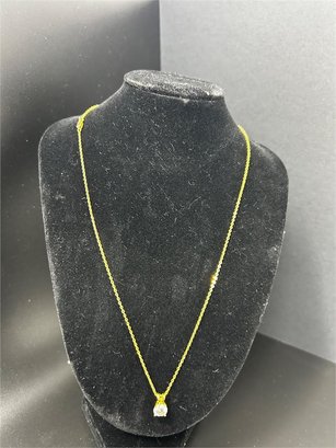 Moissanite Sparkling Necklace