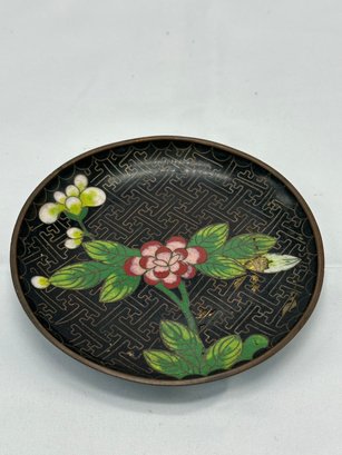 Chinese Cloisonne Small Plates-late 19th C-1