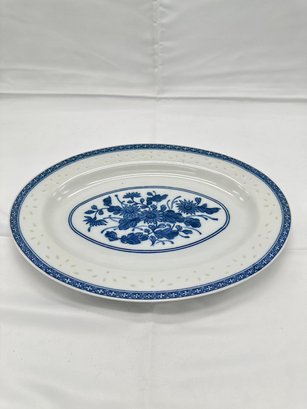 Large Chine Blue And White Plate