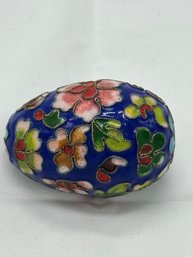 Chinese Pretty Cloisonne Enamel Egg
