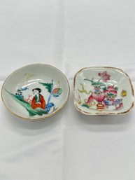 Two Chinese Small Dishes-late 19th C