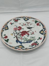 Large Chinese/Japanese Vintage Famille Rose Plate-Kangxi Mark