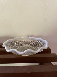 Vintage Scalloped Dot Candy Dish