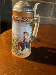 Norman Rockwell 'the Music Lesson' Stein Limited Edition