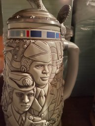 Avon 1990 Tribute To American Armed Forces Stein W/ Paperwork